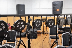 Zestaw nagłośnieniowo-oświetleniowy